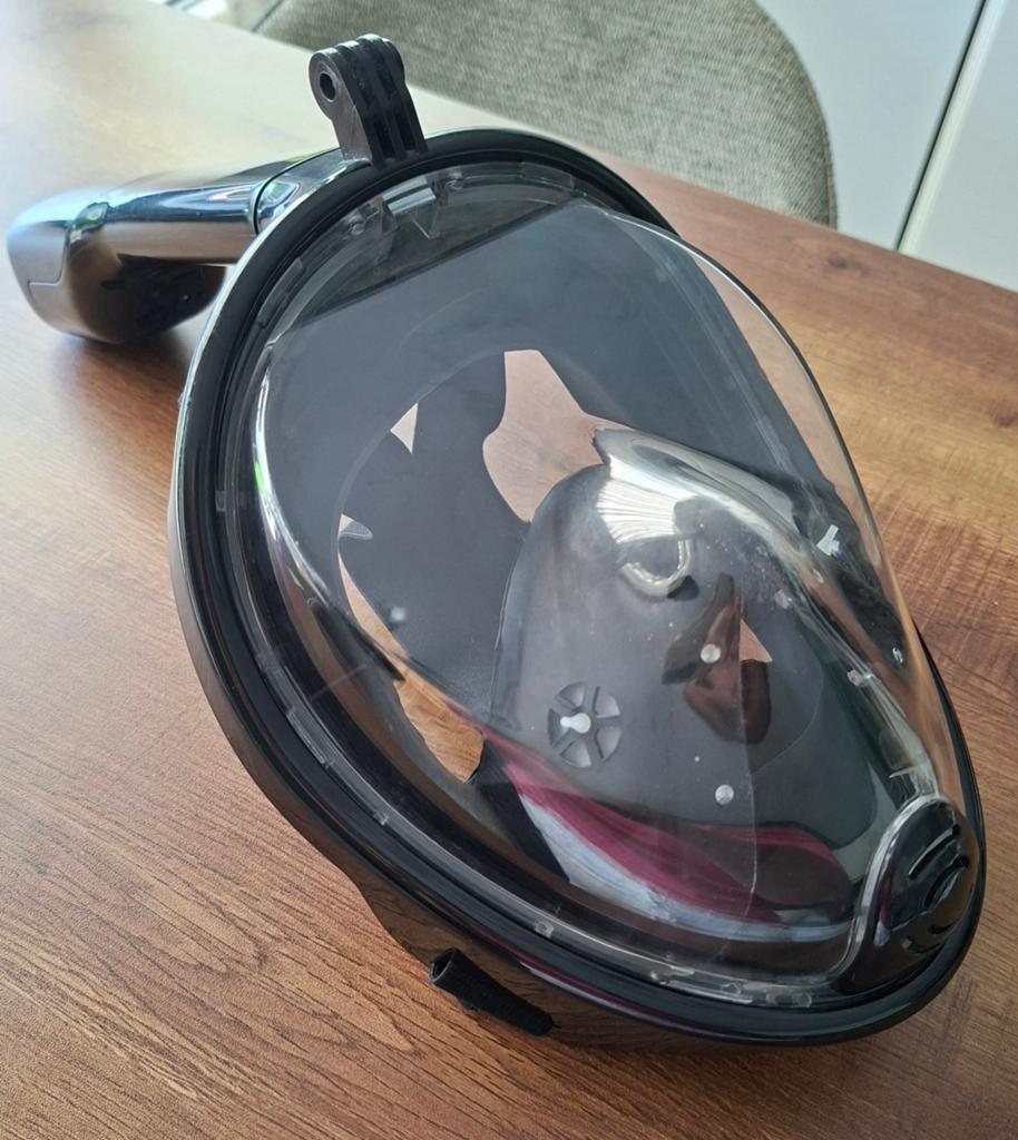 Duikbrilmasker met snorkel, Ophalen of Verzenden, Gebruikt, Snorkelmasker