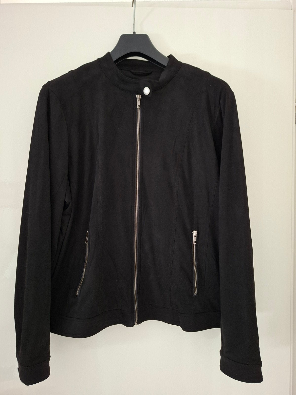 zgan zwart jasje Exxcellent maat 46, Ophalen of Verzenden, Zo goed als nieuw, Maat 46/48 (XL) of groter, Zwart