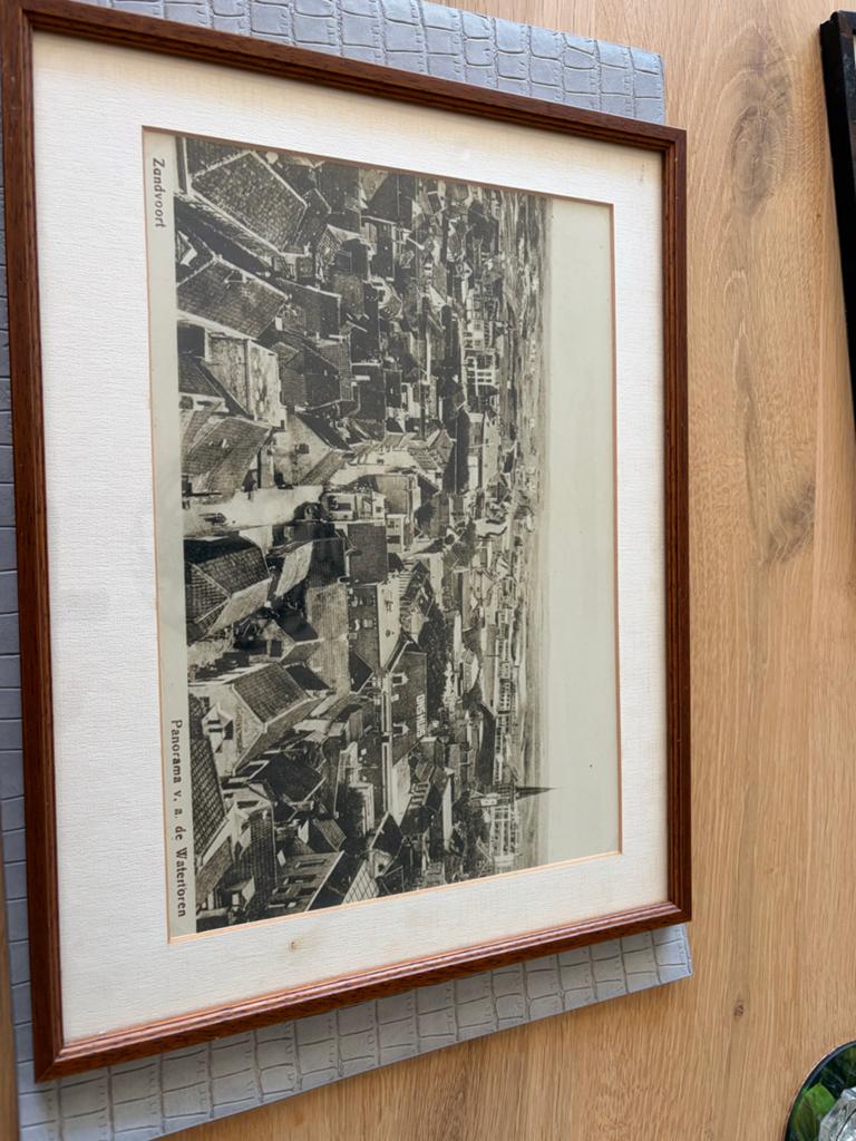 Oude foto Zandvoort - Panorama v.d. Waterbron, Antiek en Kunst, Kunst | Tekeningen en Foto's, Ophalen