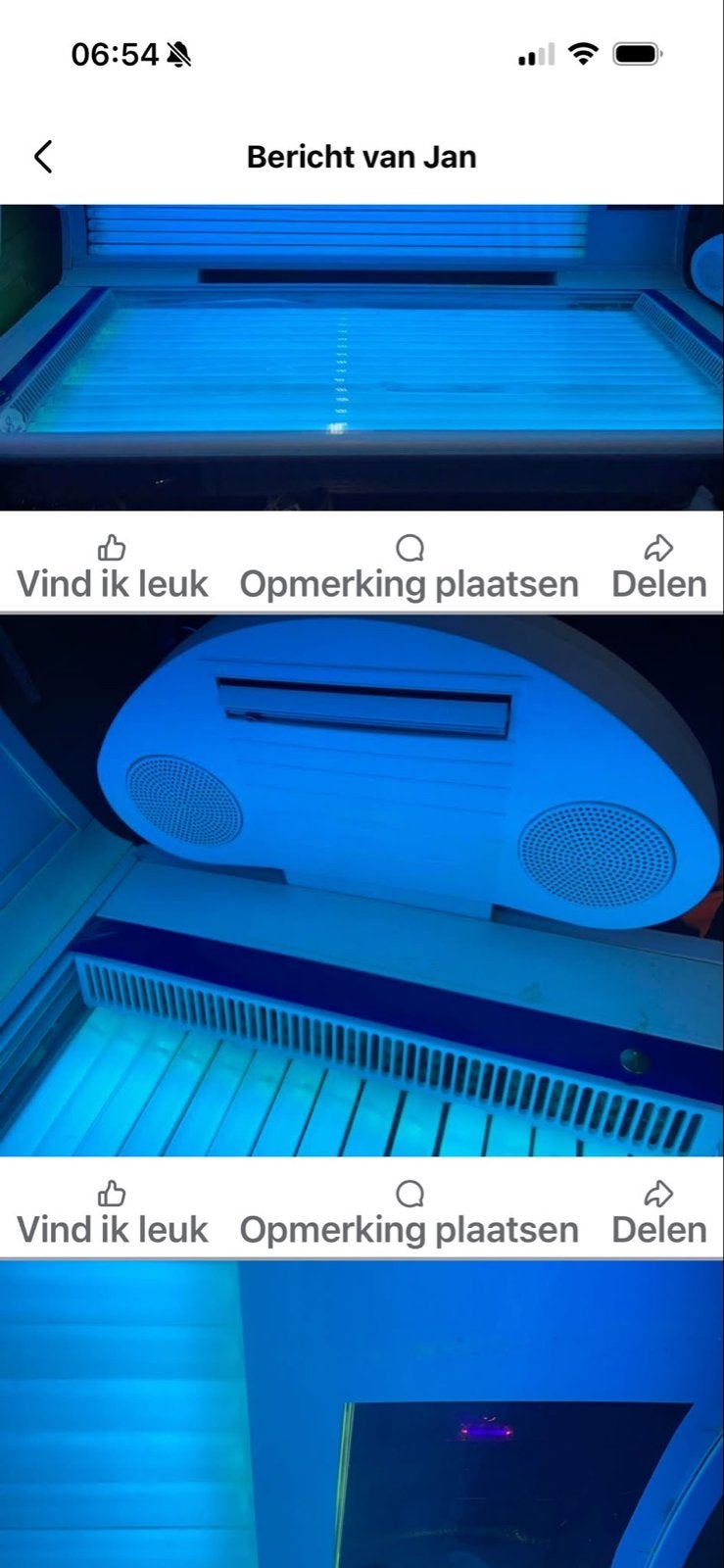 Dubbele zonnebank JK Ergoline 38 - Nieuwstaat, Witgoed en Apparatuur, Ophalen of Verzenden, Zo goed als nieuw, Zonnebank dubbelzijdig