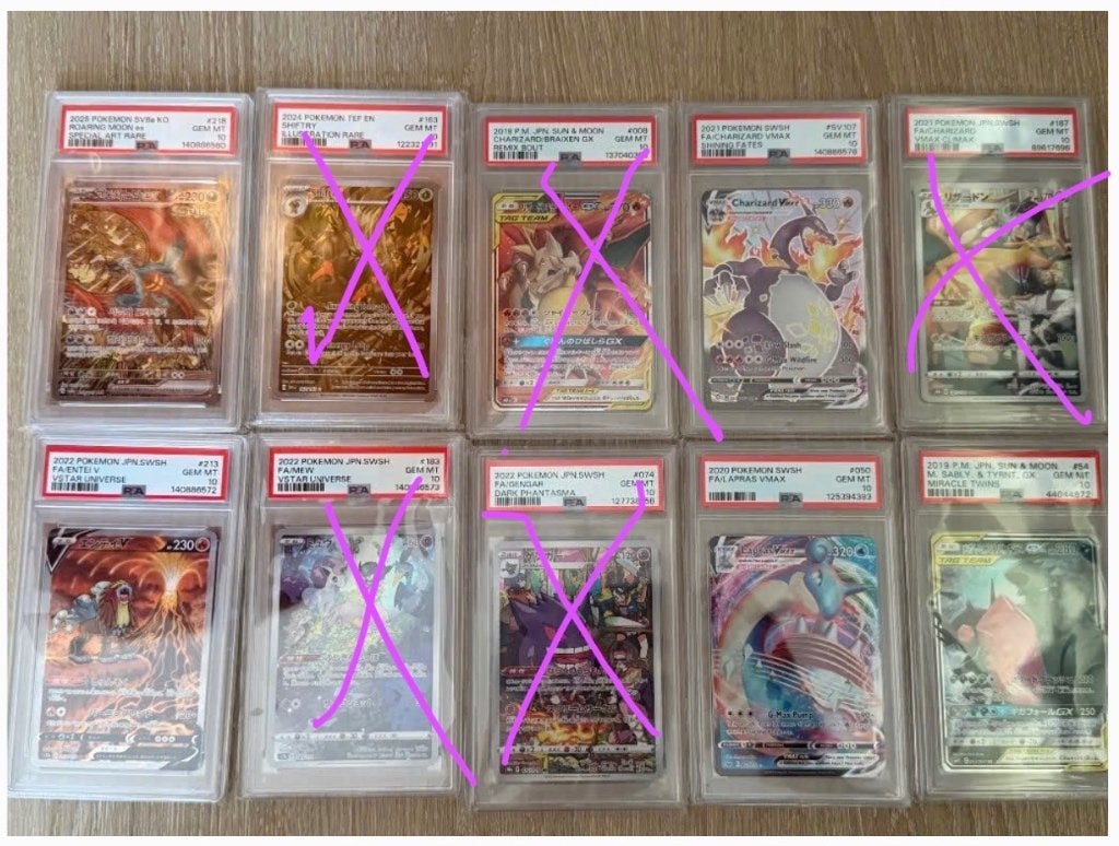 Pokemon PSA 10, Ophalen of Verzenden, Nieuw, Meerdere kaarten, Foil