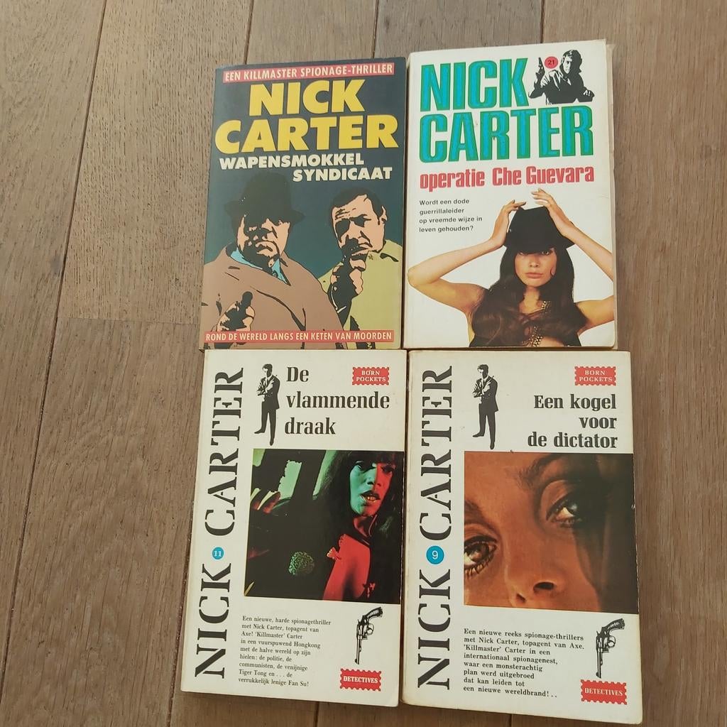 4 x Nick Carter, Boeken, Ophalen of Verzenden