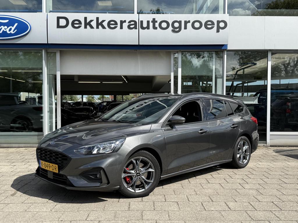 Ford Focus Wagon 1.0 EcoBoost Hybrid ST Line X Business, Auto's, Stof, Gebruikt, Origineel Nederlands, Zilver of Grijs
