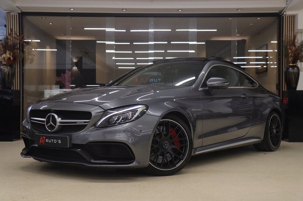 Mercedes-Benz C-klasse Coupé AMG 63 S PANO/360CAM/BURM/ACC/, Automaat, Achterwielaandrijving, Gebruikt, 4 stoelen