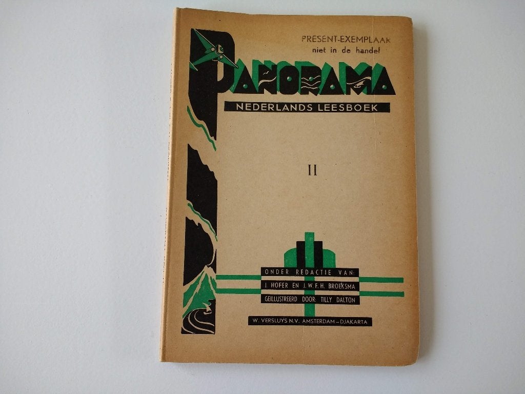 Panorama, Nederlands leesboek deel 2 schoolboek 1955, Ophalen of Verzenden, Gelezen, Overige niveaus, Nederlands