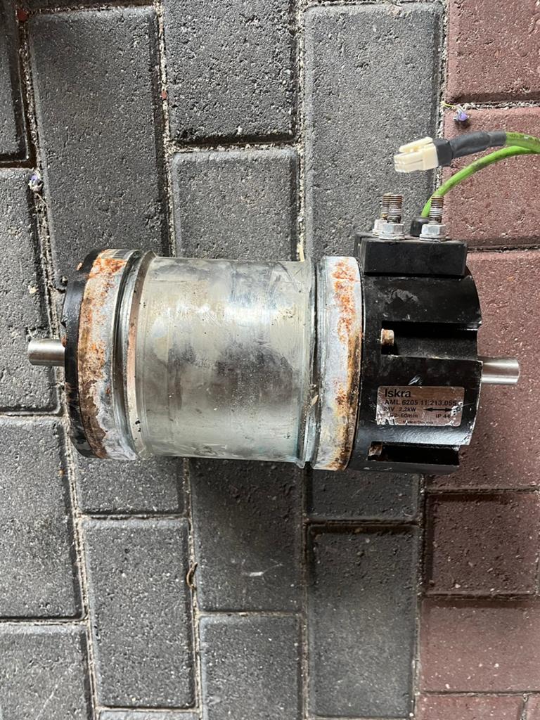 Defecte electromotor Iskra 24V 2,2kW uit Vetus EP2200, Ophalen, Gebruikt, Motor en Techniek