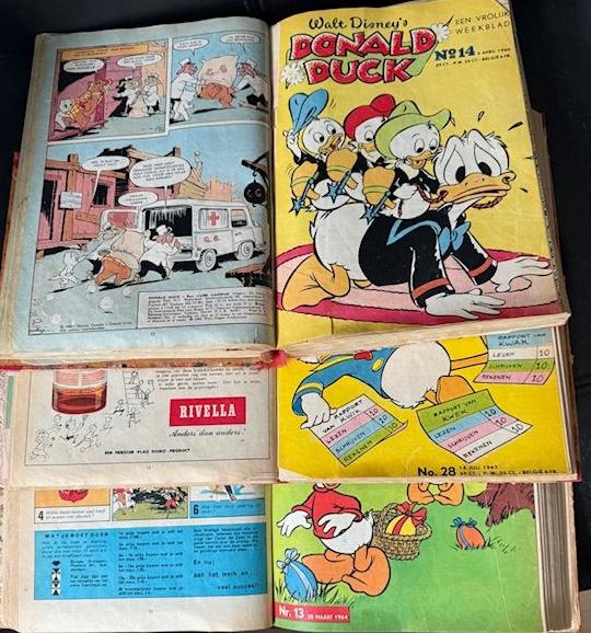 450 stripboeken en 3 jaargangen Donald Duck, Meerdere stripboeken, Ophalen of Verzenden, Gelezen