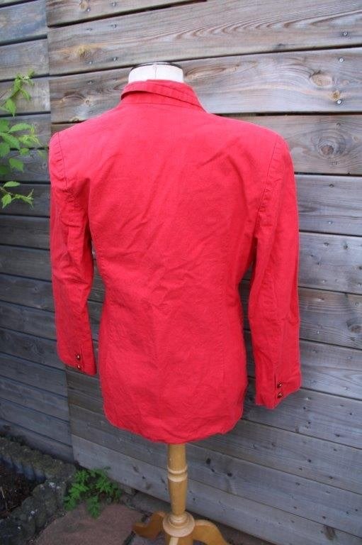Jasje rood Edgar Vos mt 36 Vaste prijs, Zo goed als nieuw, Jasje, Maat 36 (S), Rood