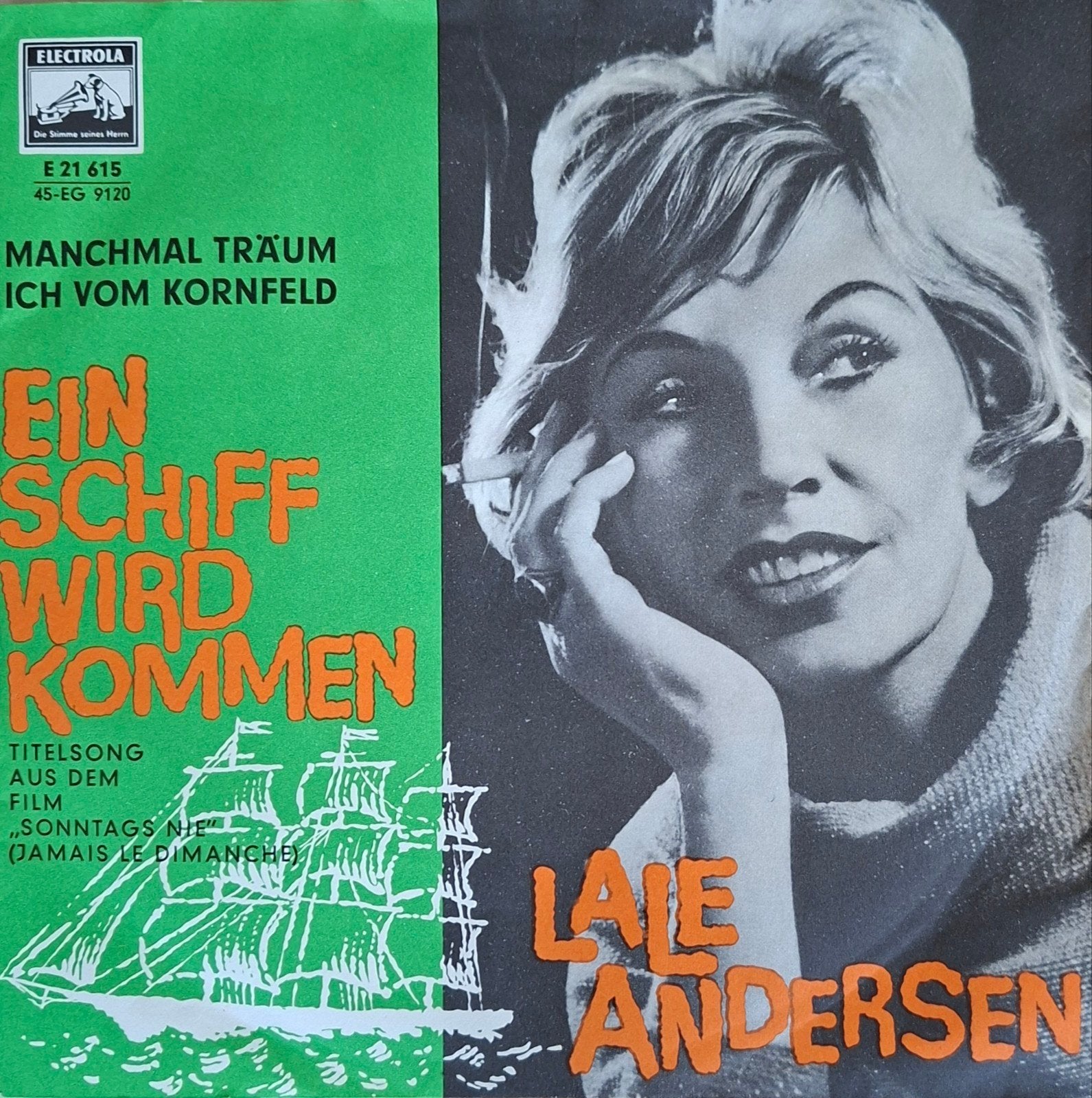 Lale Andersen - Ein Schiff wird kommen (1960), 7 inch, Zo goed als nieuw, Pop, Overige typen