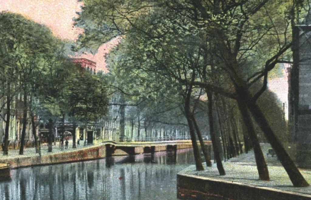 700053 Amsterdam Heerengracht 1904 Gelopen met postzegel, Ophalen of Verzenden, Voor 1920, Gelopen, Noord-Holland