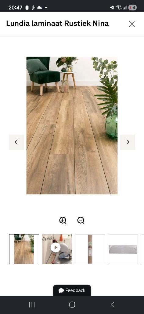Lundia rustiek Nina laminaat Karwei, Ophalen, Overige materialen, 50 tot 150 cm, Nieuw