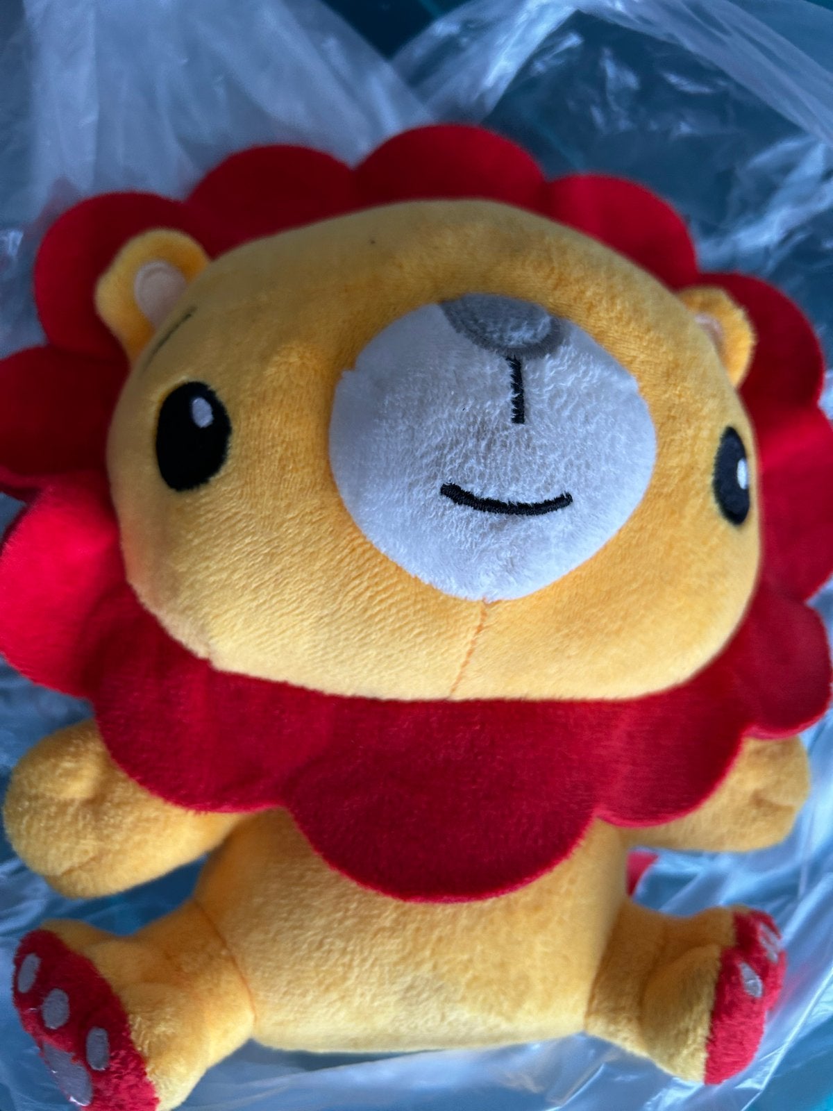 Fisher-Price Leeuw Knuffel, Kinderen en Baby's, Speelgoed | Knuffels en Pluche, Overige merken, Geel, Ophalen of Verzenden, Zo goed als nieuw