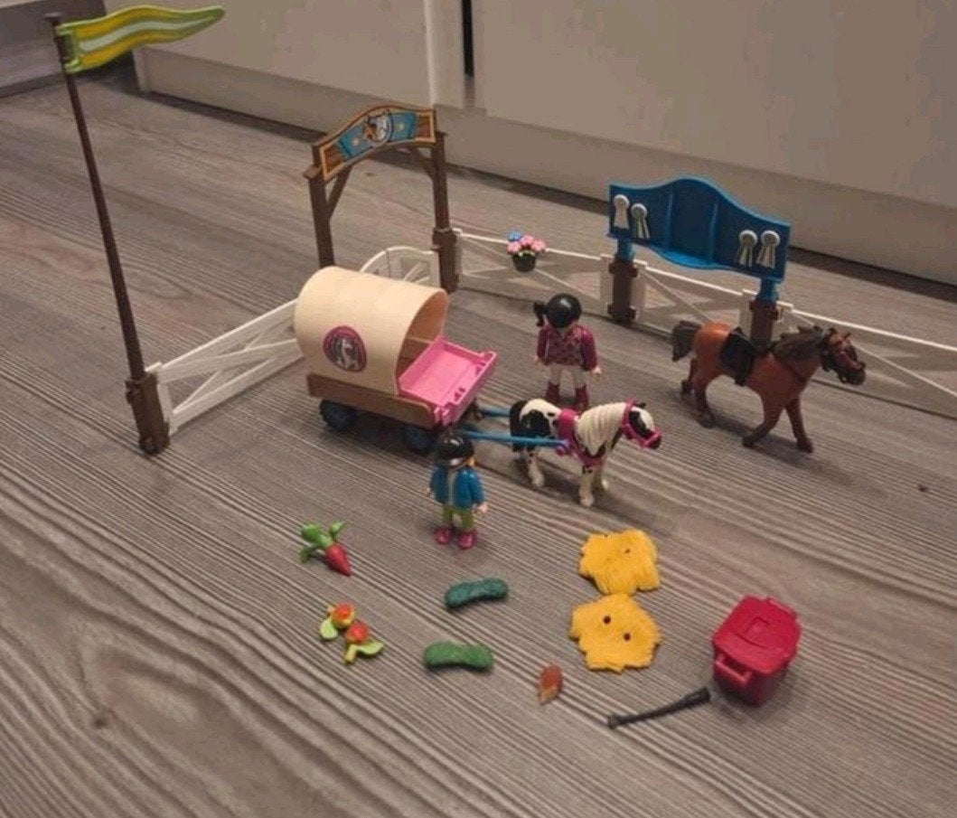 Playmobil Paardenwedstrijd met Huifkar en Accessoires, Ophalen