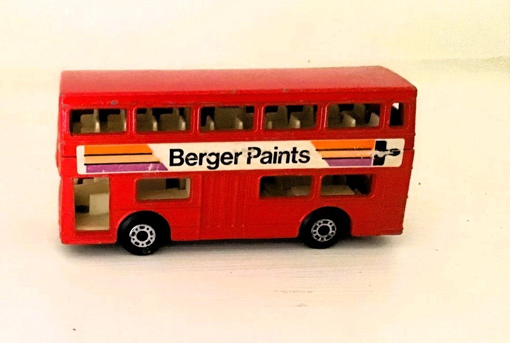 Matchbox dubbeldekker 1972, Ophalen of Verzenden, Gebruikt, Auto