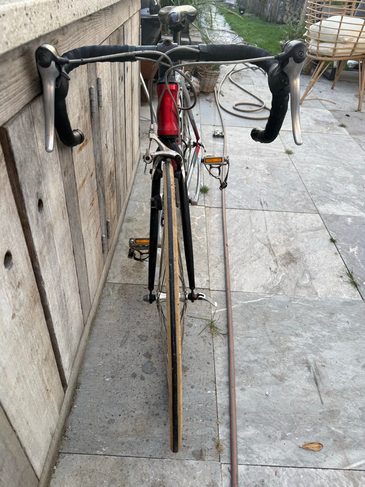 Orbea racefiets - Rood/Zilver - T-48 frame opknapper, 28 inch, Gebruikt, Aluminium, 49 tot 53 cm