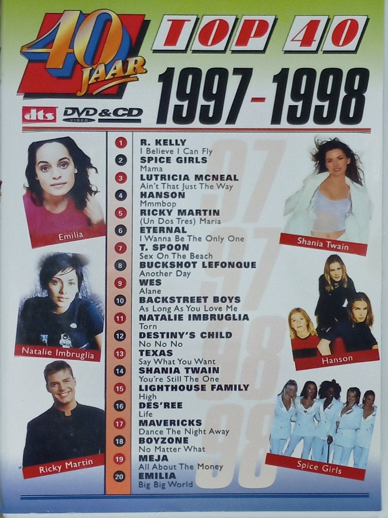 40 Jaar top 40 1997-1998 CD + DVD, Cd's en Dvd's, Alle leeftijden, Ophalen of Verzenden, Zo goed als nieuw