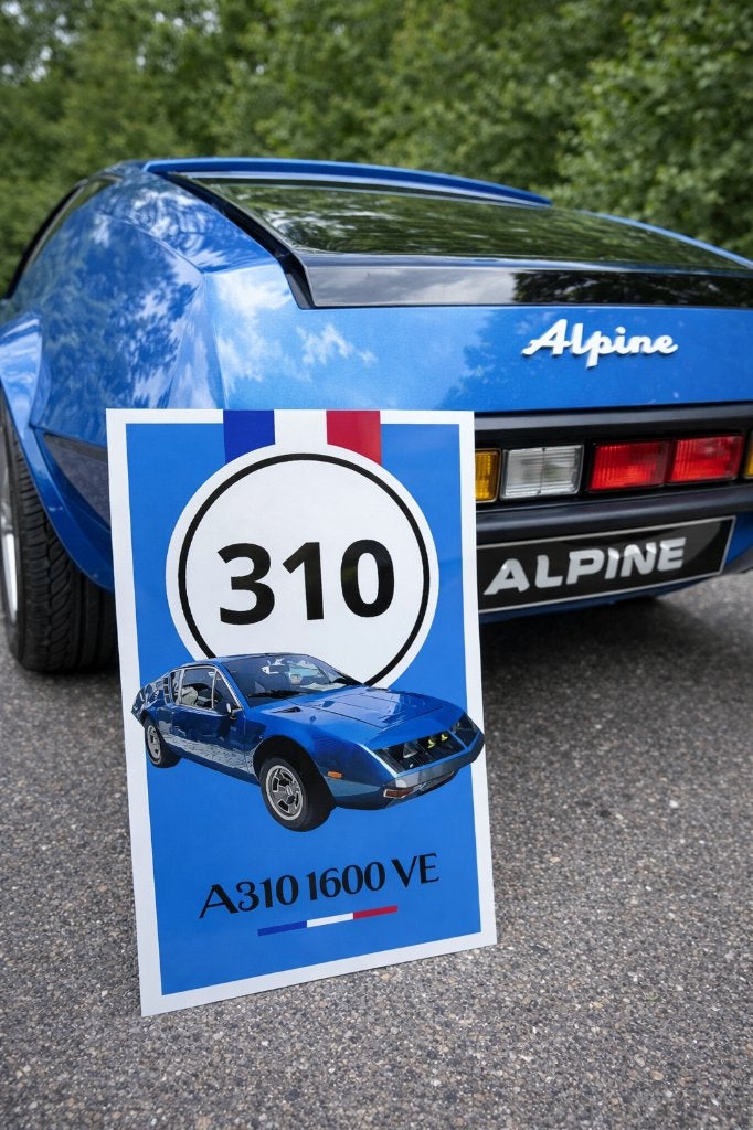 Renault Alpine A310 bord | nieuw | 20x30, Verzenden, Nieuw, Reclamebord