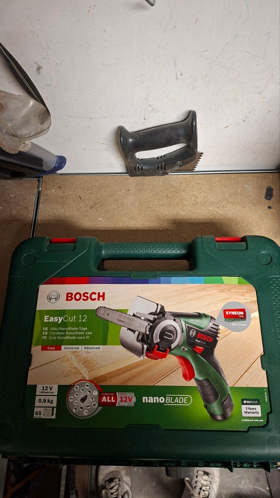 Splinternieuwe Bosch EasyCut 12 Accu-NanoBlade-Zaag., Ophalen, Minder dan 30 mm, Overige typen, Nieuw