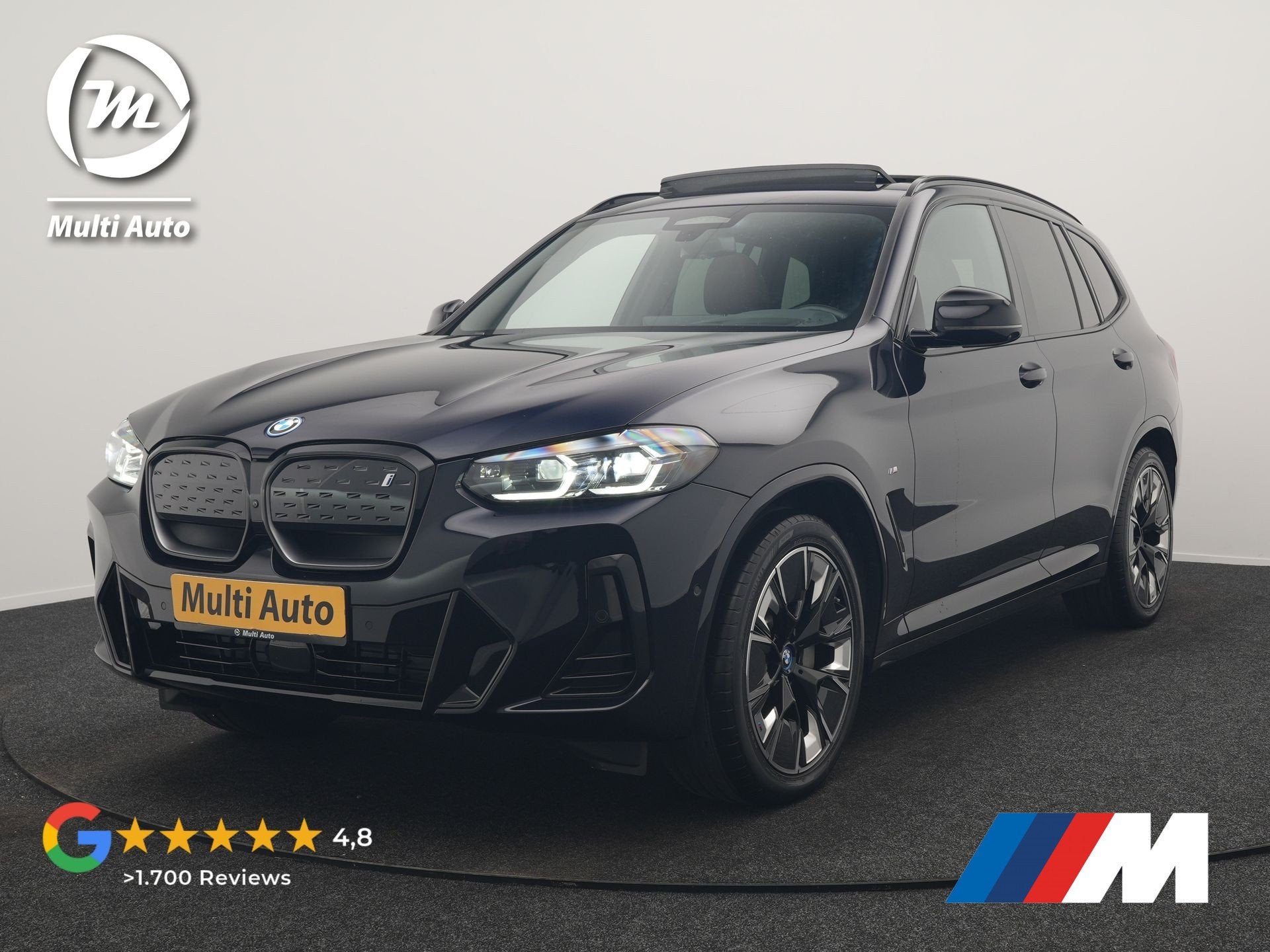 BMW iX3 M Sport High Executive 80 kWh 286pk Dealer O.H. SOH, Auto's, Achterwielaandrijving, Gebruikt, 750 kg, 80 kWh