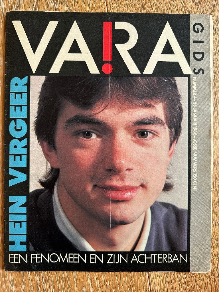 VARA Gids 25 jan 1986, met Hein Vergeer, Roy Schneider, Boeken, Tijdschriften en Kranten, Ophalen of Verzenden, Gelezen, Muziek, Film of Tv