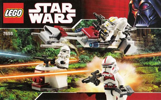 Lego Star Wars set 7655 Clone Trooper Battle Pack, Kinderen en Baby's, Speelgoed | Duplo en Lego, Gebruikt, Star Wars, Lego, Ophalen of Verzenden