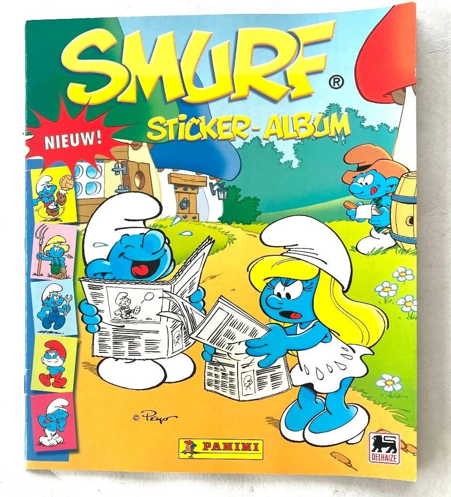 Smurfen stickeralbum Panini compleet., Ophalen, Zo goed als nieuw, Stickers en Plaatjes