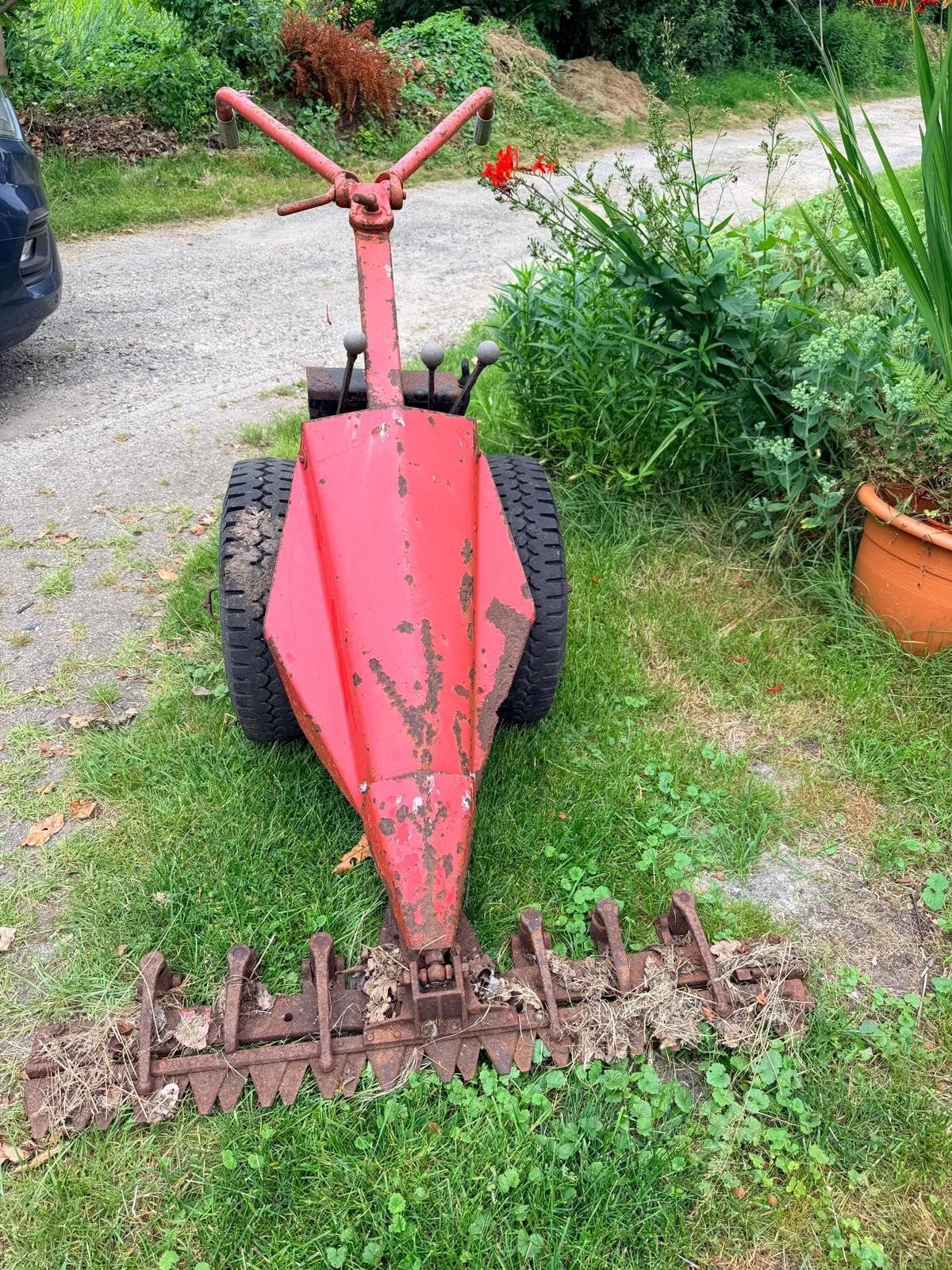 Oude Balkmaaier - Opknapper voor de Handige Tuinier, Gebruikt, Ophalen of Verzenden, Balkmaaier, Benzine-grasmaaier