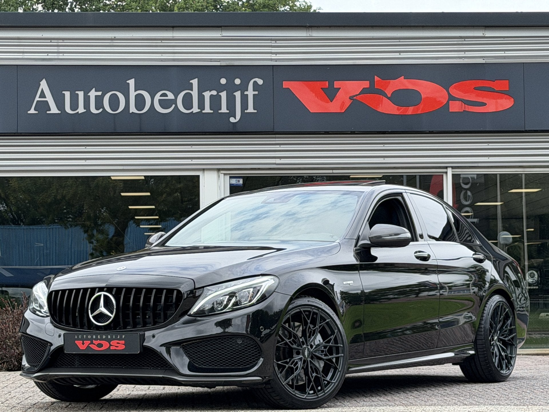 Mercedes-Benz C-Klasse AMG 43 4MATIC | ILS | Glasdak | Camer, 368 pk, Leder, Bedrijf, Vierwielaandrijving