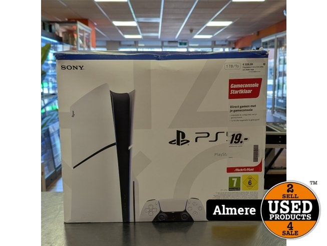 Playstation 5 slim disk editie wit | Nette staat, Sony, Zo goed als nieuw, Support@sony.com, 1-7-1 Konan, Minato-ku
Tokyo 108-0075
Japan
