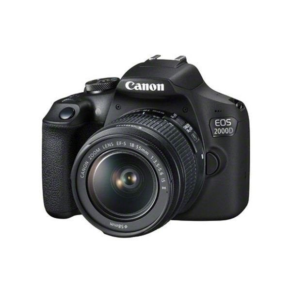 Canon EOS 2000D + 18-55 mm kitlens + cameratas + SD kaart, Ophalen, Accu, Canon, Zo goed als nieuw