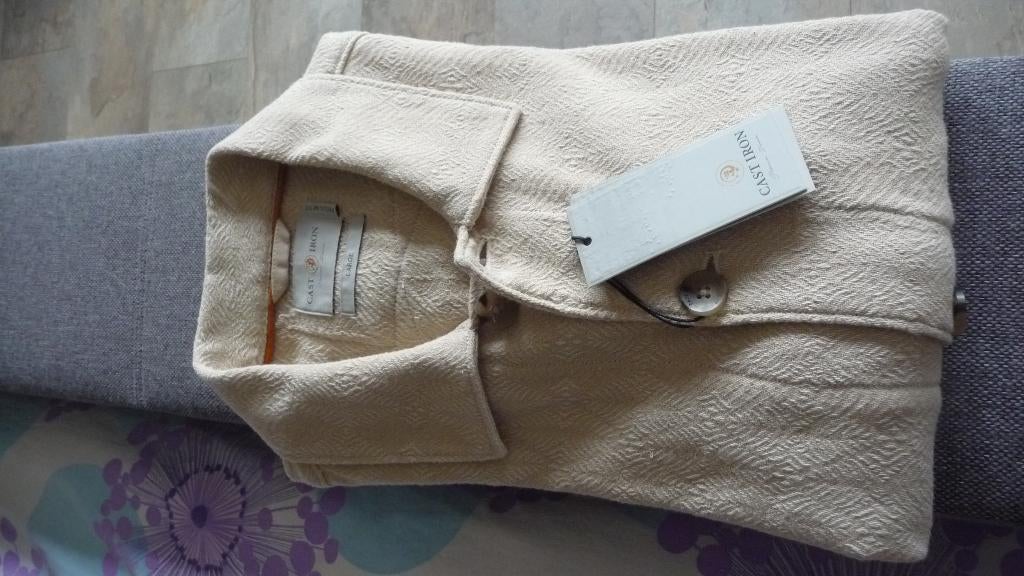 CAST IRON OVERHEMD/VEST - L, Overige kleuren, Nieuw, Ophalen of Verzenden, Halswijdte 41/42 (L)