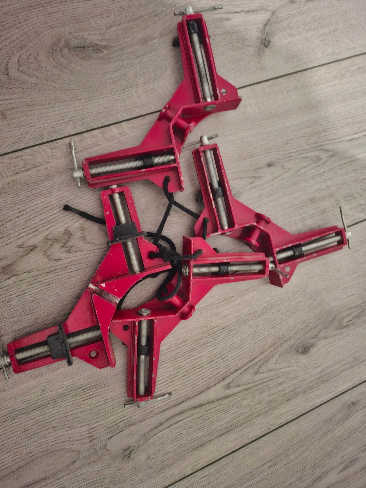 Set van 4 hoekklemmen voor houtbewerking, Doe-het-zelf en Verbouw, Ophalen of Verzenden, Nieuw, Multitool