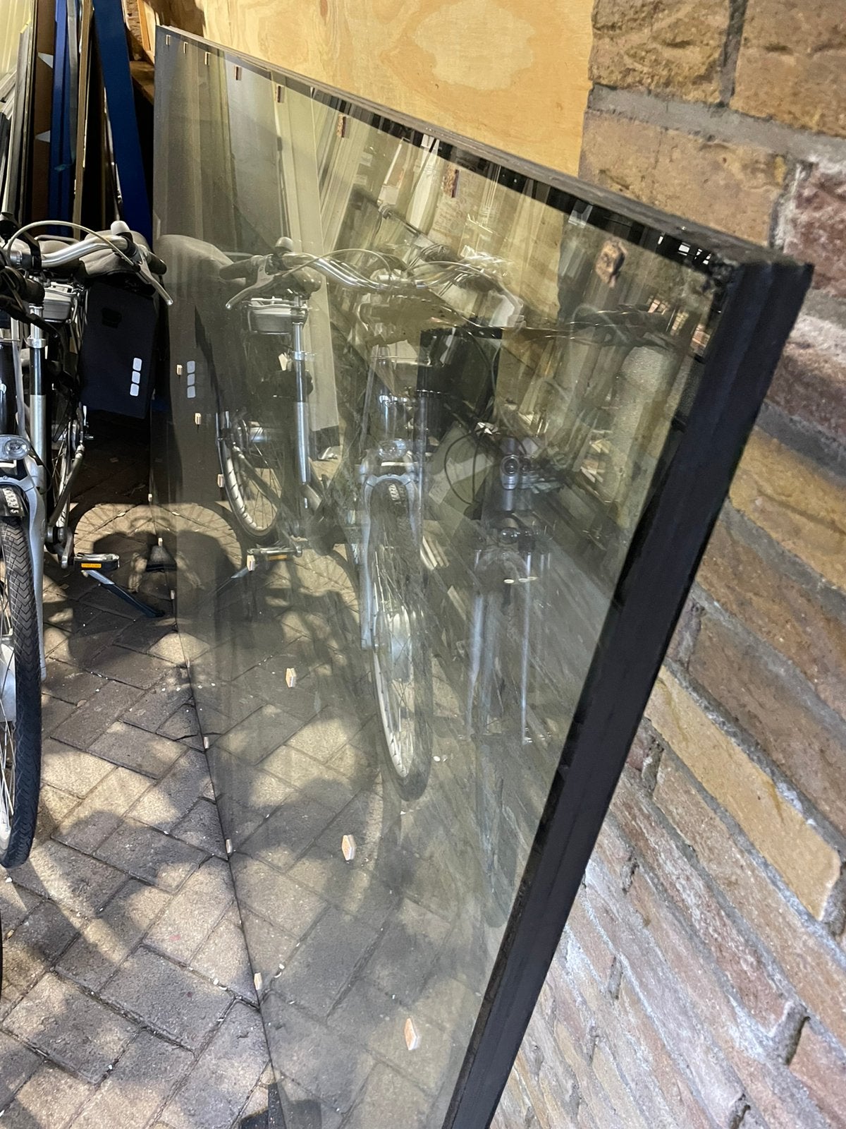triple glas HR++ 2332 x 1364 mm, Doe-het-zelf en Verbouw, Glas en Ramen, Ophalen, Zo goed als nieuw, Gevelraam of Ruit