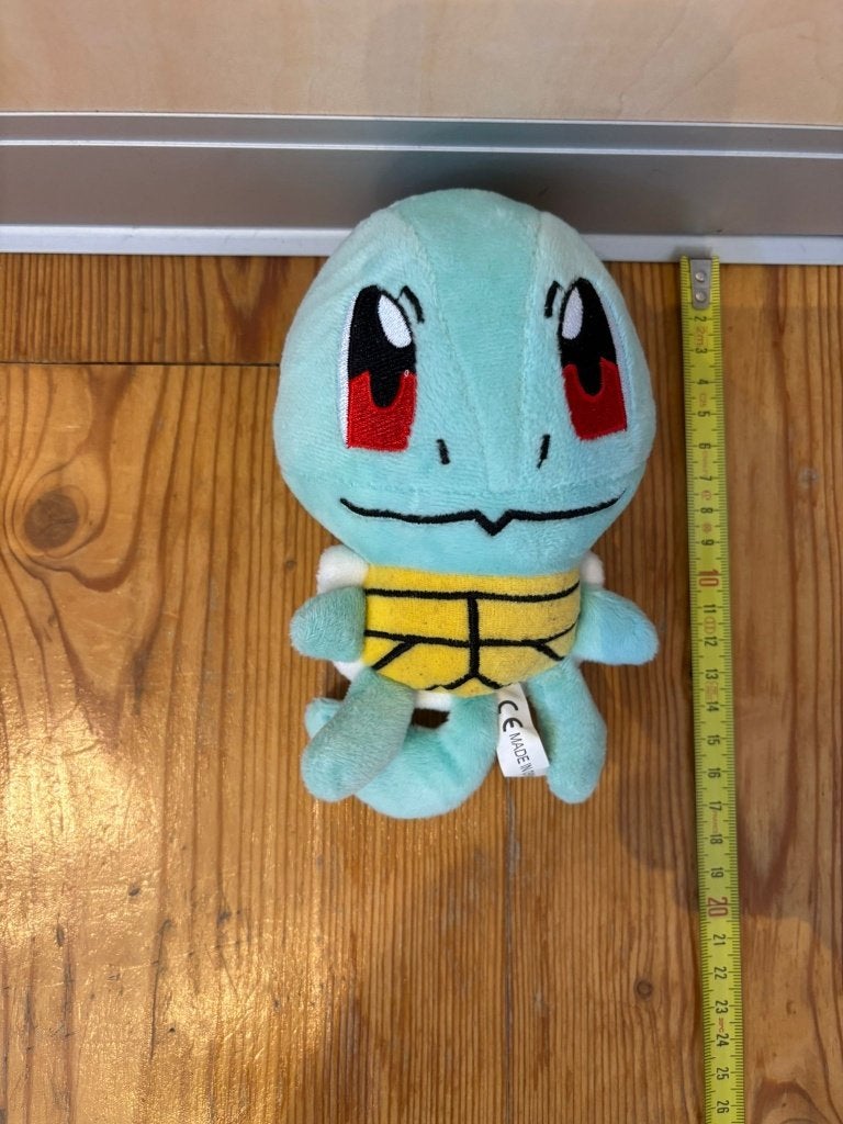 Squirtle Pokemon knuffel ongeveer 18cm, Ophalen of Verzenden, Zo goed als nieuw