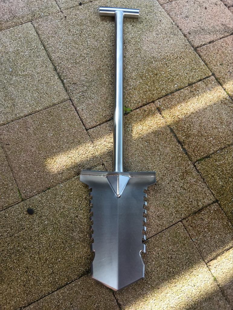 RVS schep schop kampeer gereedschap, Ophalen of Verzenden