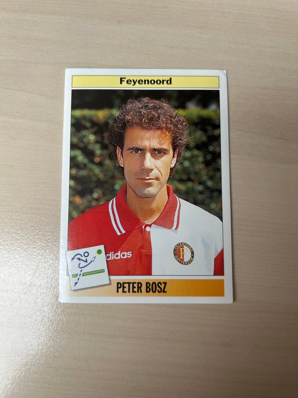Panini Voetbal 95 - Peter Bosz Feyenoord Plaatje #42, Ophalen of Verzenden, Zo goed als nieuw, Sticker