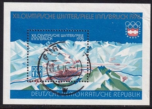 B314 – DDR Oost Duitsland michel blok 43 gestempeld ,, Verzenden, DDR, Gestempeld