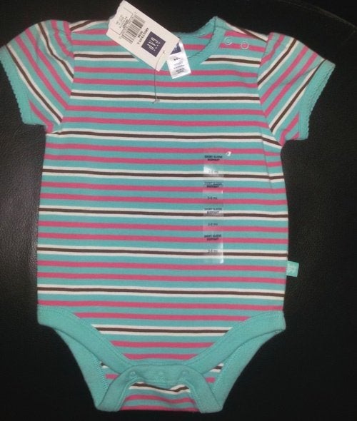 Gestreepte GAP romper maat 62 NIEUW (10524), Nacht- of Onderkleding, Meisje, Nieuw, Ophalen of Verzenden