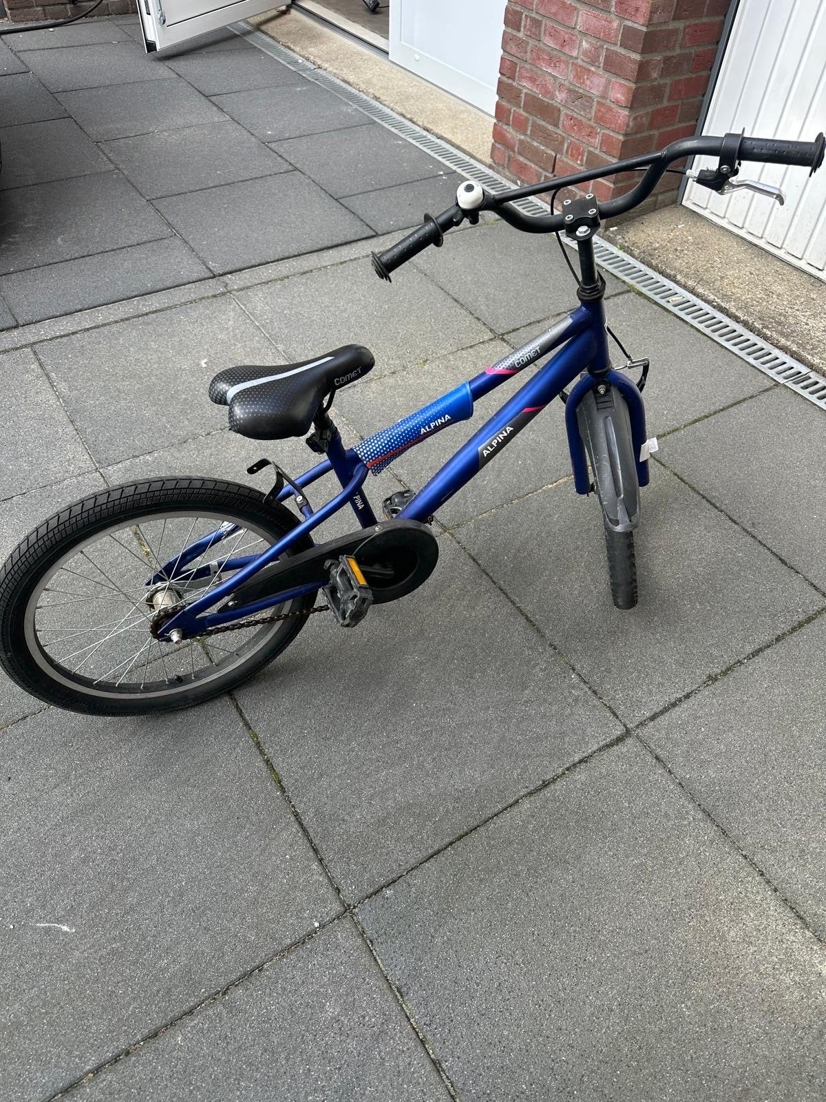 Alpina Comet kinderfiets - Blauw, 20 inch, Ophalen, Gebruikt, Velgrem, 20 inch of meer