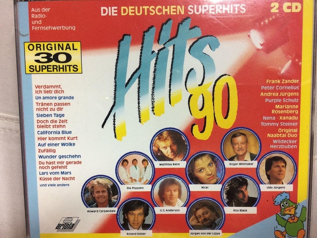 Hits 90 - Die Deutschen Superhits 2MC  Originele 2Cassette, Cd's en Dvd's, 2 t/m 25 bandjes, Ophalen of Verzenden, Origineel, Pop