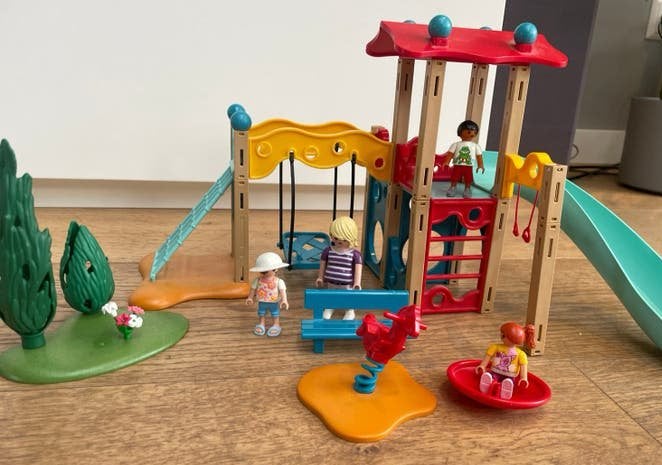 Playmobil speeltuin 9423 met doos, Ophalen of Verzenden, Gebruikt