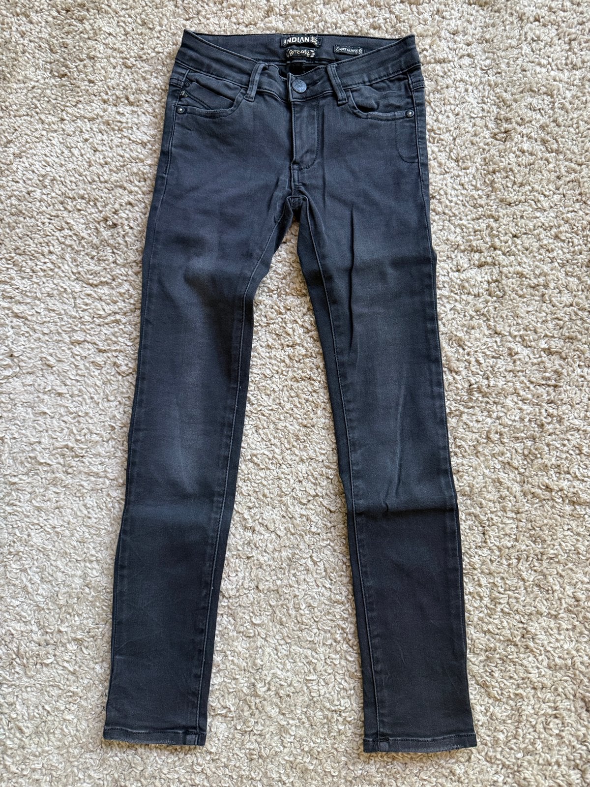 ZGAN! Skinny jeans Indian Blue Jeans maat 128, Ophalen of Verzenden, Zo goed als nieuw, Meisje, Broek