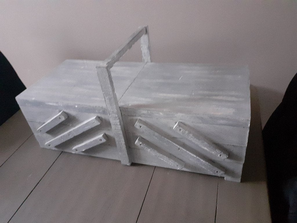 Prachtig stevig houten naaikist, nieuw!, Ophalen of Verzenden, Nieuw, Overige typen