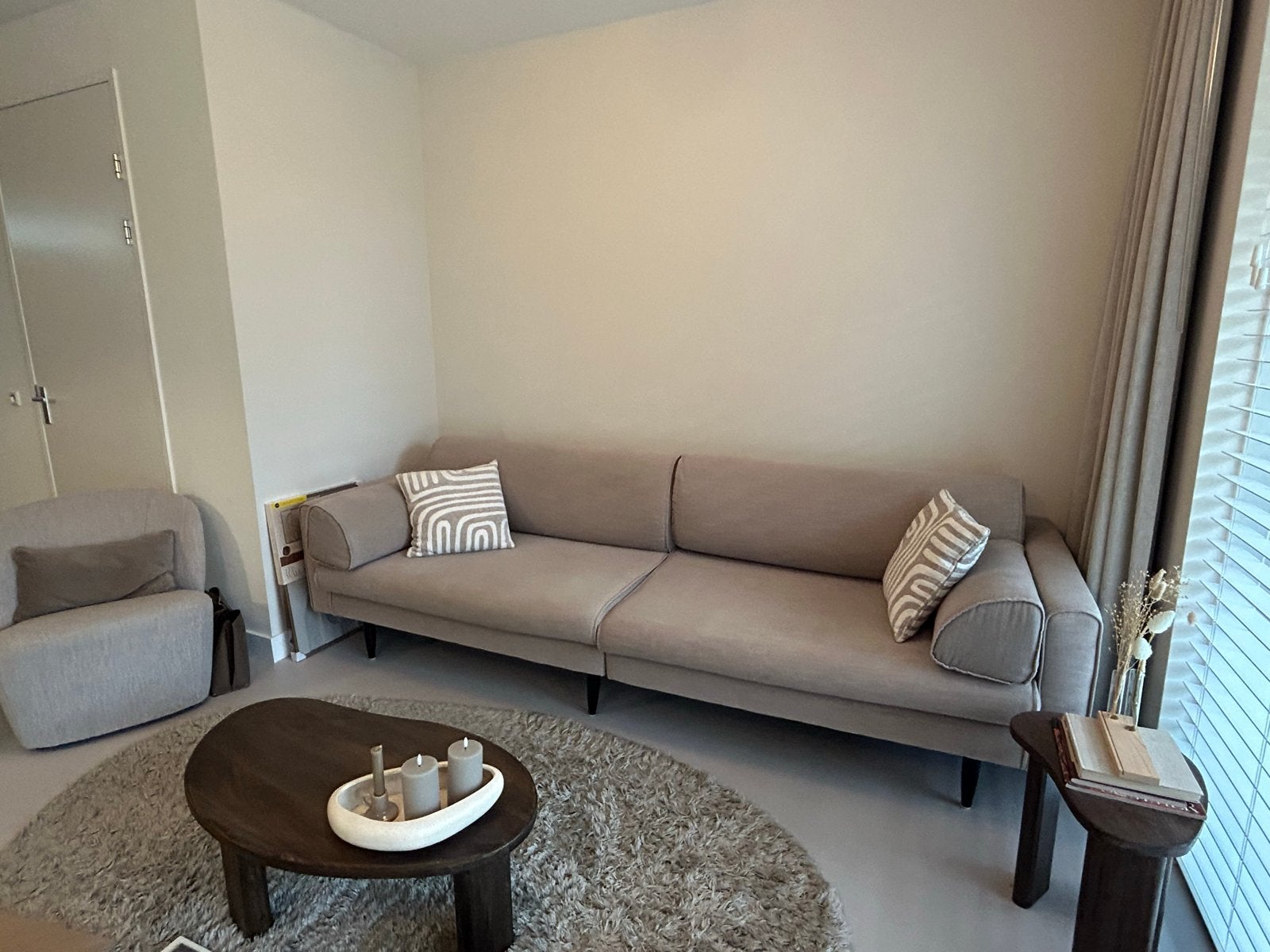 Z.g.a.n BePureHome 4 zits bank  bijv in Japandi interieur, Huis en Inrichting, Ophalen, 250 tot 300 cm, Driepersoons, 75 tot 100 cm