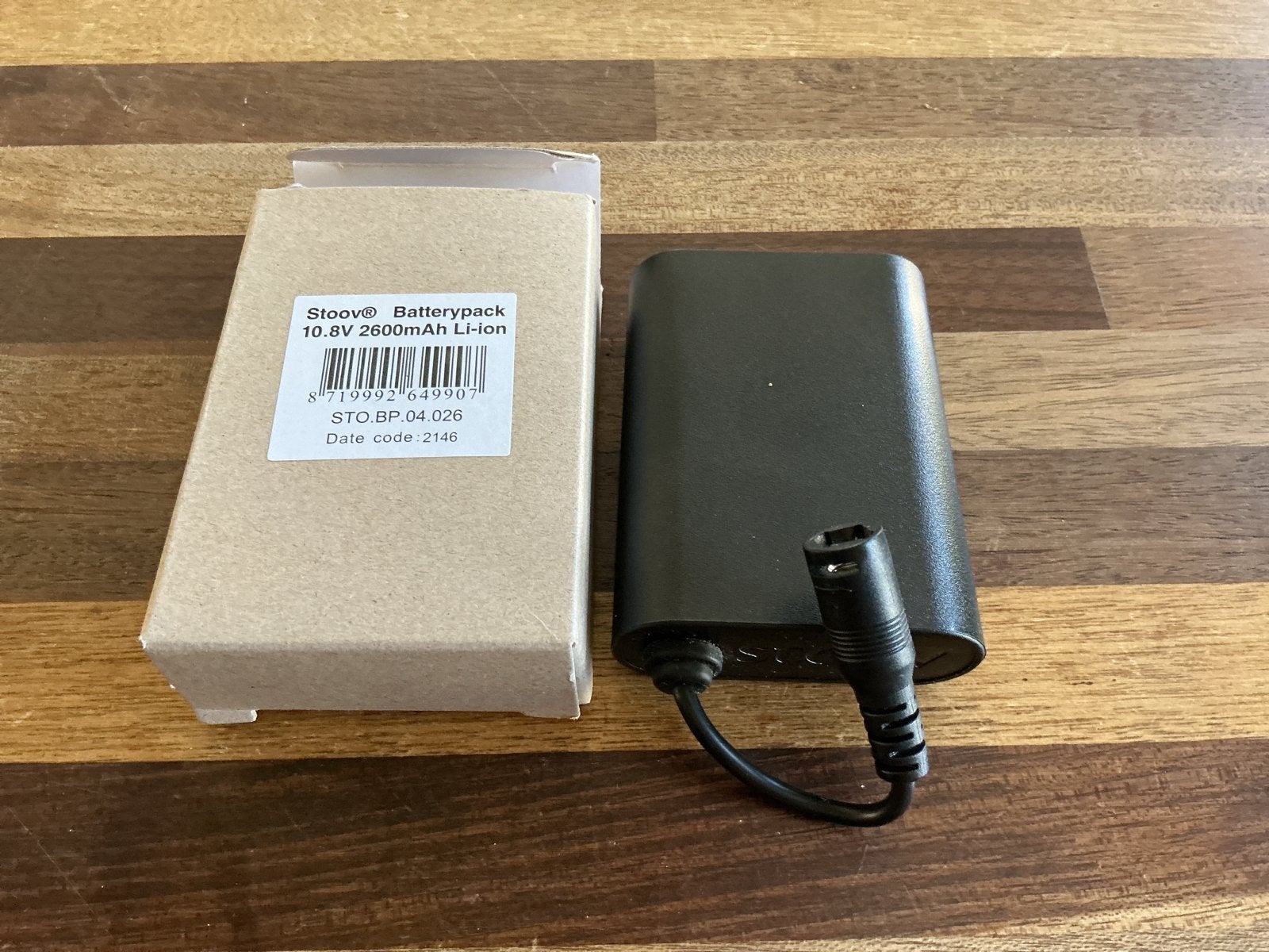 Nieuwe Stoov batterypack Li-ion voor oude model warmtekussen, Ophalen, Nieuw, Zwart, Rechthoekig