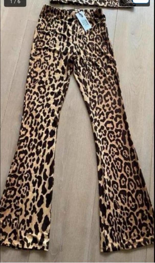 Ambika flared M nieuw stretch, Maat 38/40 (M), Bruin, Nieuw, Ophalen of Verzenden