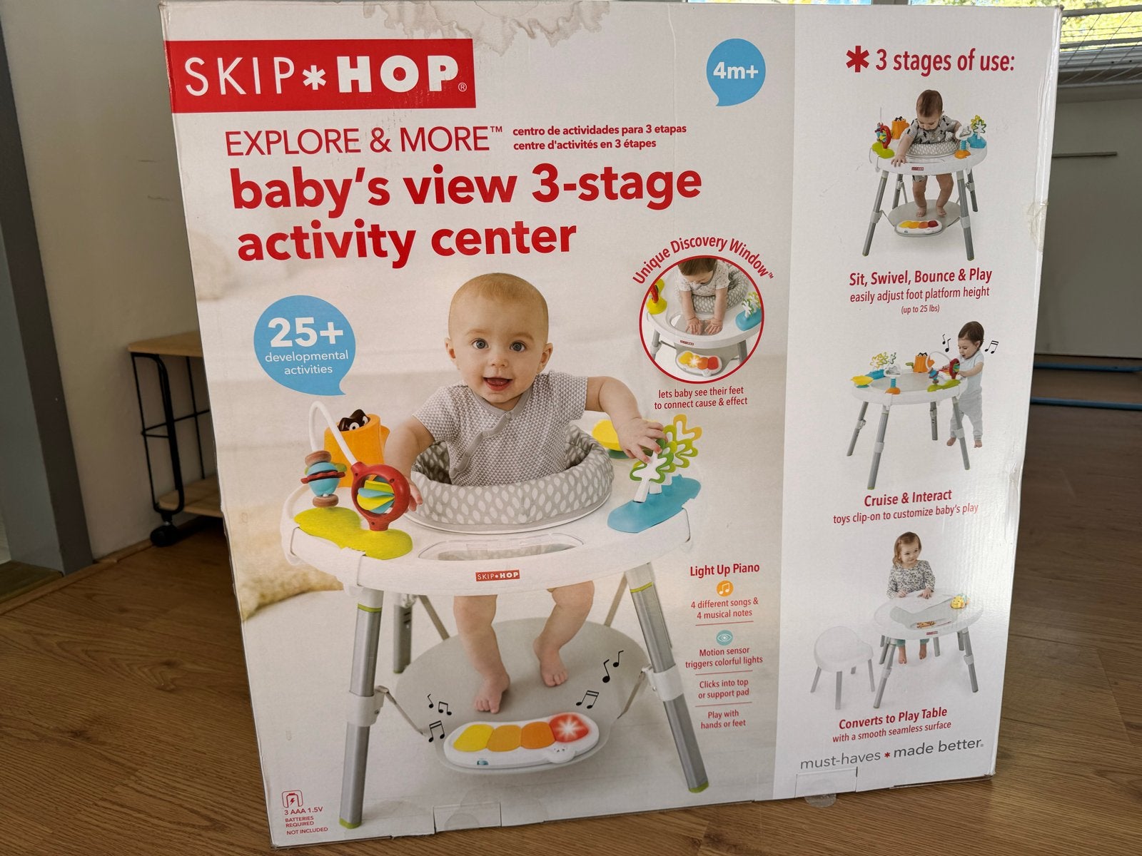 Skip Hop Activity Center - 3-in-1 Speelcentrum, Ophalen, Zo goed als nieuw, Overige typen, Met licht