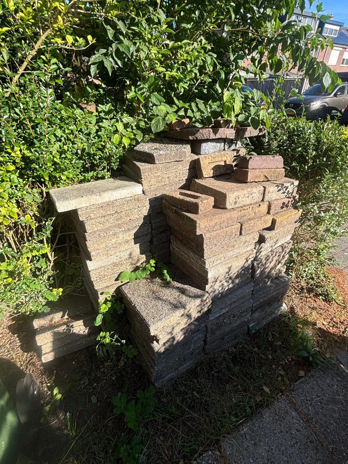 GRATIS tuintegels, Tuin en Terras, Ophalen of Verzenden, Gebruikt