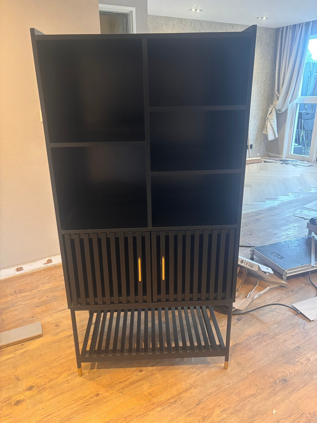 Mooie zwarte kast, Ophalen, 50 tot 100 cm, Zo goed als nieuw, Minder dan 100 cm