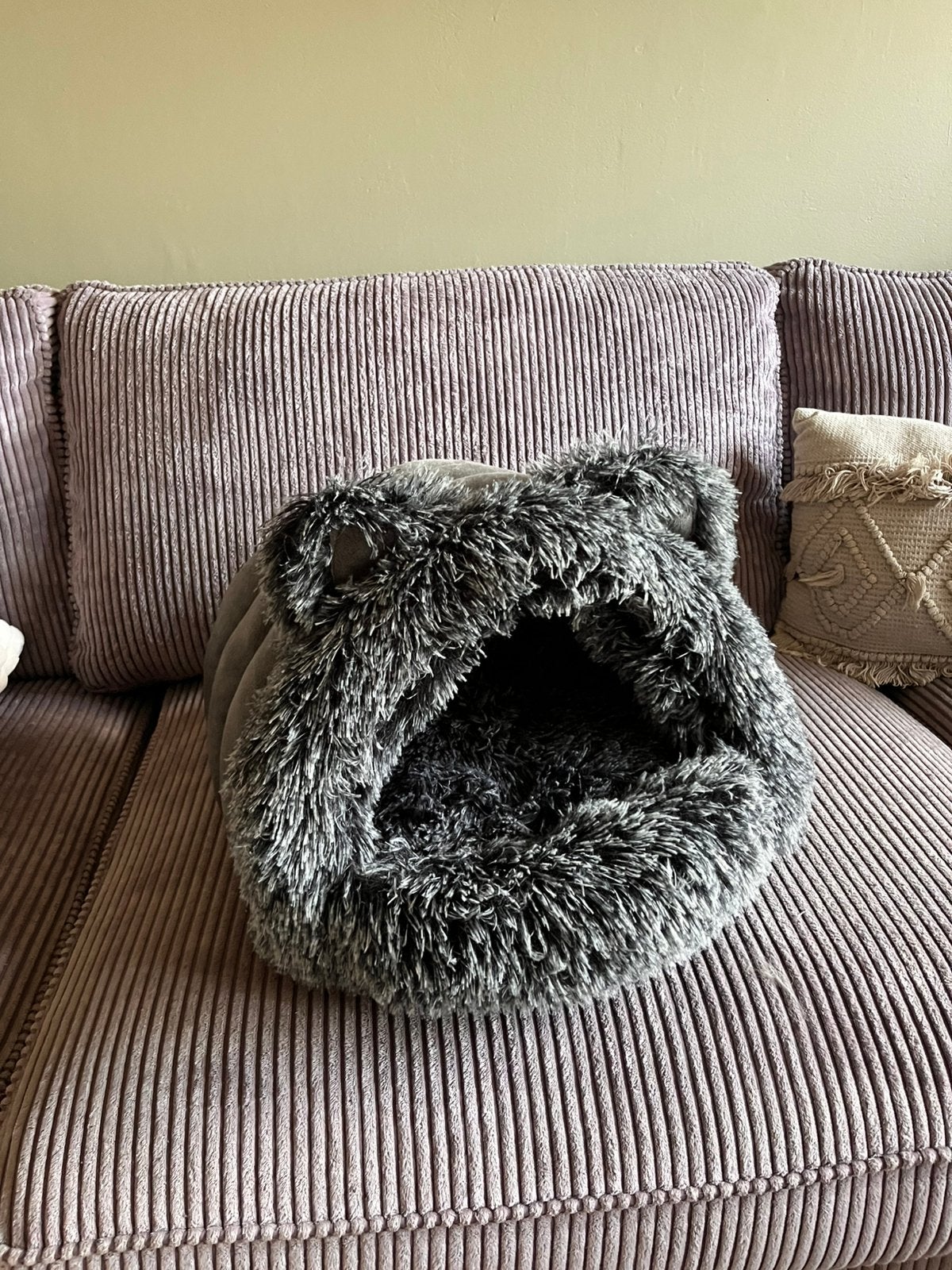 Fluffy Kattenmand, Dieren en Toebehoren, Ophalen, Zo goed als nieuw, Pluche